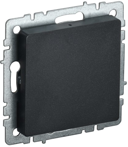 Купить BRITE Заглушка с суппортом МЗ10-БрЧ черный IEK в Минске