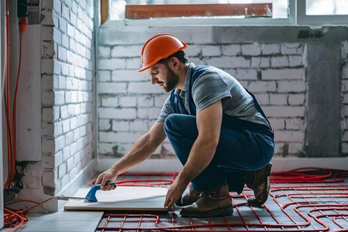 Монтаж теплого электрического пола