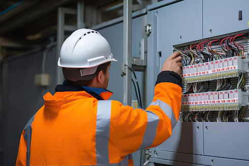 Установка распределительных щитков