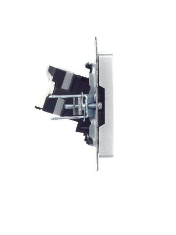 Купить BRITE Розетка компьютерная RJ45 кат.5E РК10-БрА алюминий IEK в Минске