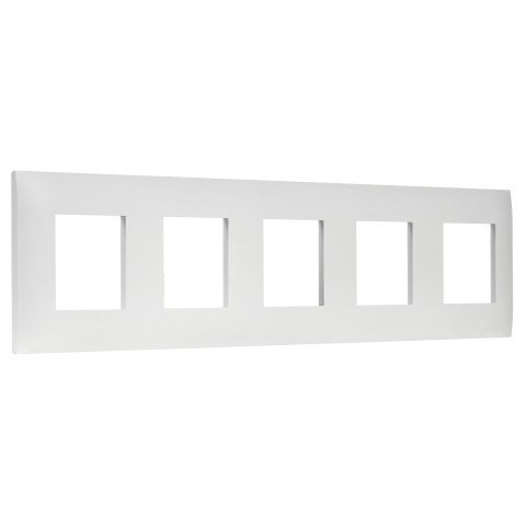 SKANDY Рамка 5-местная SK-F05W арктический белый IEK