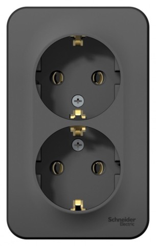 Купить BLNRA010216 РОЗЕТКА О/У 2-я з/к б/шт.ИЗОЛ.ПЛ.АНТРАЦ в Минске