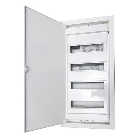 Купить U48EP, Щит встраиваемый, 4 ряда, 48+8 мод., металл. дверца, IP40 в Минске