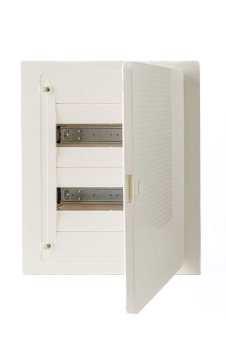 Купить Щит cкрытой установки 24 места, винтовые клеммы, (382х318х72), IP-40 // Hager - Golf (Белая дверь) в Минске