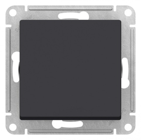 Купить ATLASDESIGN AQUA 1-клавишный ПЕРЕКЛЮЧАТЕЛЬ IP44, сх.6, 10АХ, механизм, КАРБОН в Минске