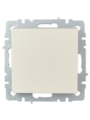 Купить BRITE Выключатель 1-клавишный самовозвратный 10А ВС10-1-4-БрКр бежевый IEK в Минске