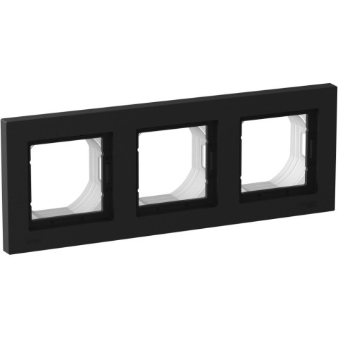 Купить ATLASDESIGN AQUA 3-постовая РАМКА, IP44, КАРБОН в Минске