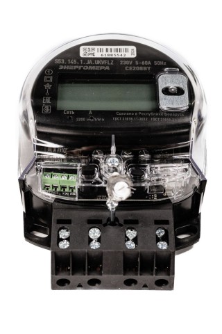 Купить Счетчик электрической энергии однофазный многофункциональный СЕ 208 BY S53 145.1.JA.UKVFLZ в Минске