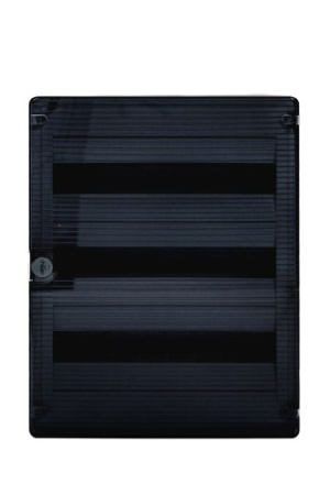 Щит открытой установки 54 места, винтовые клеммы, (500х390х99), IP-40 // Hager - Golf (Прозрачная матовая дверь) фото в интернет-магазине БелЭлектрикМонтаж