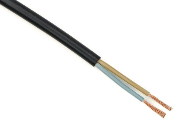 Купить Провод ПВС 2*1,5 380 В (Бухта 100м) чёрный  ВЭКЗ в Минске