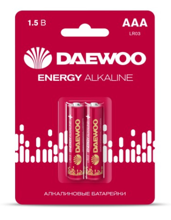 LR03        DAEWOO Energy Alkaline BL-2