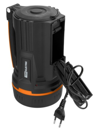 Фонарь  светодиод. "Прожектор 13", аккумуляторн., 10 Вт LED+24 SMD, 1150 лм, SLA 3,5 А*ч, 230 В, TDM