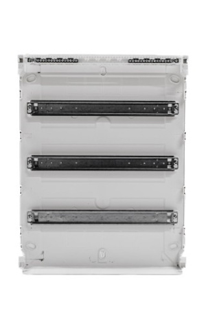 Щит открытой установки 54 места, винтовые клеммы, (500х390х99), IP-40 // Hager - Golf (Прозрачная матовая дверь) фото в интернет-магазине БелЭлектрикМонтаж