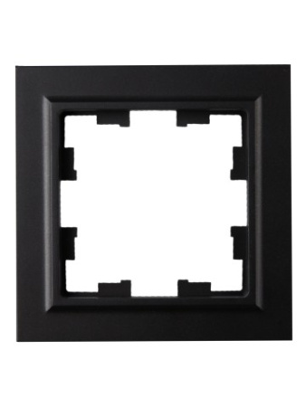 BRITE Рамка 1-местная IP44 РУ-1-БрЧ-44 черный IEK