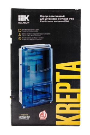 KREPTA 5 Корпус пластиковый ЩУРн-П 3/12 IP66 PC IEK KREPTA 5 Корпус пластиковый ЩУРн-П 3/12 IP66 PC IEK