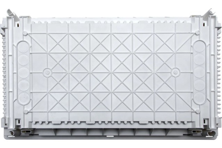 U36ES IT, Щит встраиваемый мультимедийный, 3 ряда, металл. дверца со слотами для охлаждения, IP30 фото в интернет-магазине БелЭлектрикМонтаж