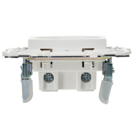 SKANDY Розетка без заземления без защитных шторок 10А SK-R02W арктический белый IEK