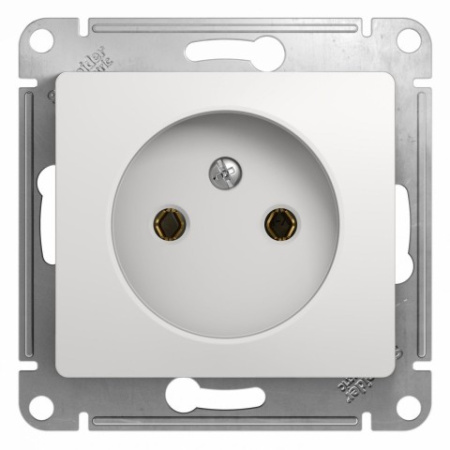 Розетка без заземления без шторок Schneider Electric Glossa GSL000141 Белый