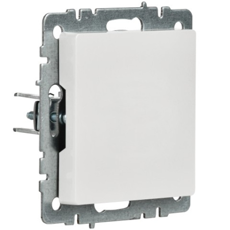 BRITE Заглушка с суппортом МЗ10-БрБ белый IEK