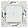 SKANDY Выключатель 1-клавишный с индикацией 10А SK-V07W арктический белый IEK