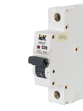 ARMAT Автоматический выключатель M06N 1P C 20А IEK фото в интернет-магазине БелЭлектрикМонтаж