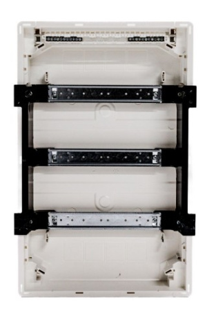 Щит cкрытой установки 36 мест, винтовые клеммы, (507х318х72), IP-40 // Hager - Golf (Белая дверь) фото в интернет-магазине БелЭлектрикМонтаж