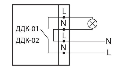 ДДК-01 датчик движения коротк.дист.  (повт.движ.) 500Вт, 6см, IP20, 230В, TDM