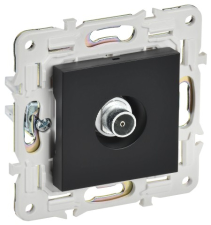 SKANDY Розетка TV оконечная SK-A12Bl черный IEK