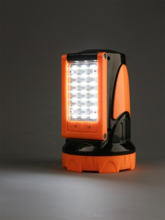 Фонарь  светодиодный "Прожектор 14", аккумуляторный, 5 Вт LED+21 SMD, 1150 лм, SLA 2,5 А*ч, 230 В, TDM
