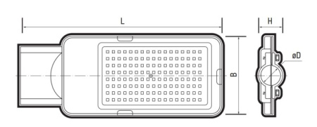 PSL 08 80w 5000K GR 120° IP65 (3г.гар) Jazzway