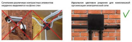 Распаячная коробка ОП 100х100х55мм, крышка, IP54, 8вх., черная, инд. штрихкод TDM