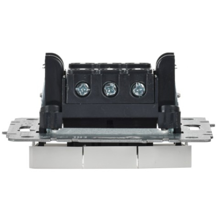 BRITE Выключатель 3-клавишный 10А ВС10-3-0-БрБ белый IEK фото в интернет-магазине БелЭлектрикМонтаж