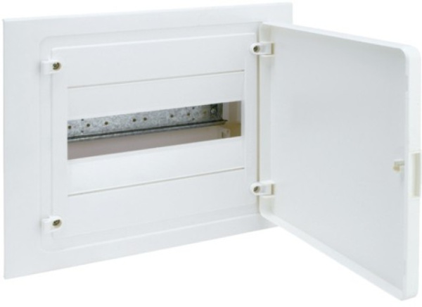 Щит cкрытой установки 12 мест, винтовые клеммы, (257х318х72), IP-40 // Hager - Golf (Белая дверь) фото в интернет-магазине БелЭлектрикМонтаж