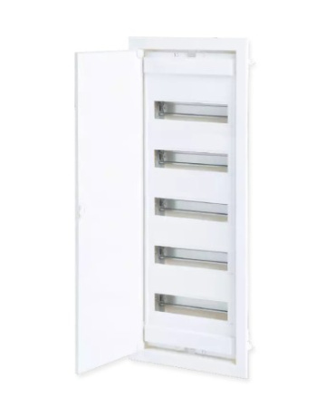 U60EP, Щит встраиваемый, 5 рядов, 60+10 мод., металл. дверца, IP40 фото в интернет-магазине БелЭлектрикМонтаж