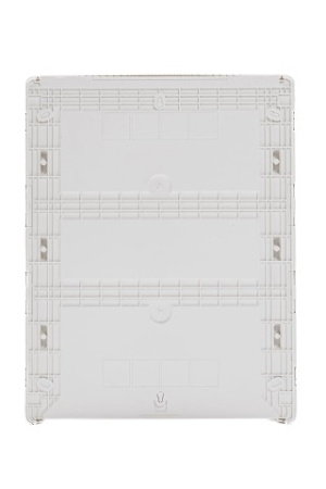 Щит открытой установки Multimedia (500х390х99), IP-40 // Hager - Golf (Белая дверь с перфорацией) фото в интернет-магазине БелЭлектрикМонтаж