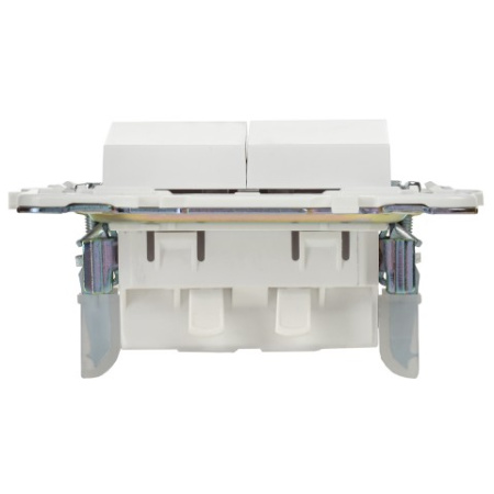 SKANDY Выключатель 2-клавишный 10А SK-V04W арктический белый IEK