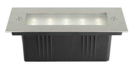 Светильник архитектурный светодиодный PWS/R S170070 3w 4000K 30° Сhrome IP67   встраиваемый Jazzway