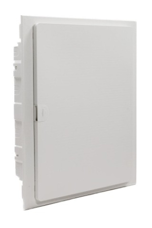 Щит скрытой установки 54 места, винтовые клеммы, (507х426х72), IP 40 // Hager - Golf (Белая дверь)