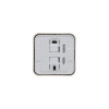 BLANCA О/У РОЗЕТКА без заземления без шторок ИЗОЛ.ПЛ., 16А, 250В, БЕЖЕВЫЙ