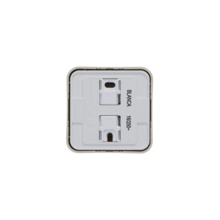 BLANCA О/У РОЗЕТКА без заземления без шторок ИЗОЛ.ПЛ., 16А, 250В, БЕЖЕВЫЙ