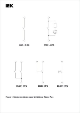 ВС20-1-0-ГПБ выкл 1кл о/уIP54(цвет клавиш:белый)ГЕРМЕС PLUS