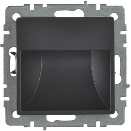 BRITE Подсветка светодиодная встраиваемая ПЛ20-БрЧ черный IEK