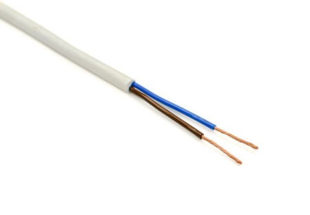 Провод ПВС-Т 2*0,75 бел