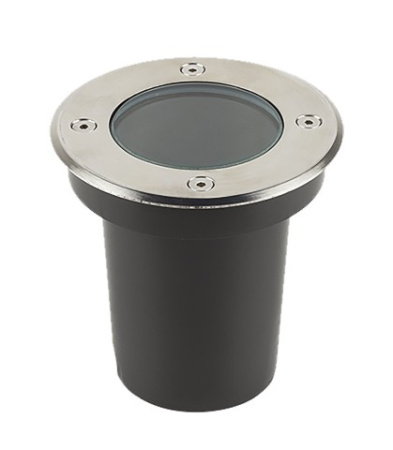 Светильник грунтовый под лампу PGR  R110   GU10-1  Сhrome 230V IP67 Jazzway