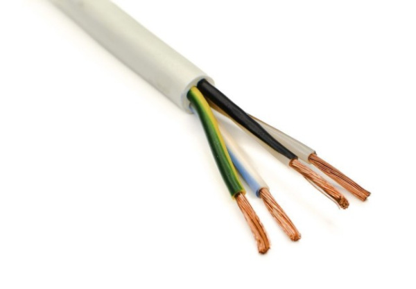 Провод ПВС 4*4,0 белый