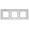 SKANDY Рамка 3-местная SK-F03W арктический белый IEK