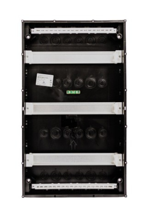 Корпус модульный пластиковый встраиваемый ЩРВ-П-36 PRIME черный IP41 IEK