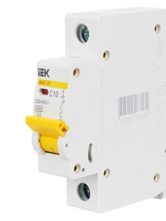ВА47-29 1Р 10А 4,5кА х-ка С ИЭК автоматический выключатель