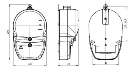 Счетчик электрической энергии однофазный многофункциональный СЕ 208 BY S53.145.1.JPR.UKVFLZ фото в интернет-магазине БелЭлектрикМонтаж