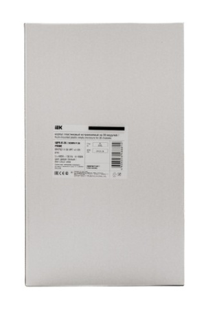 PRIME Корпус пластиковый ЩРВ-П-36 модулей встраиваемый белый/белая дверь IP41 IEK